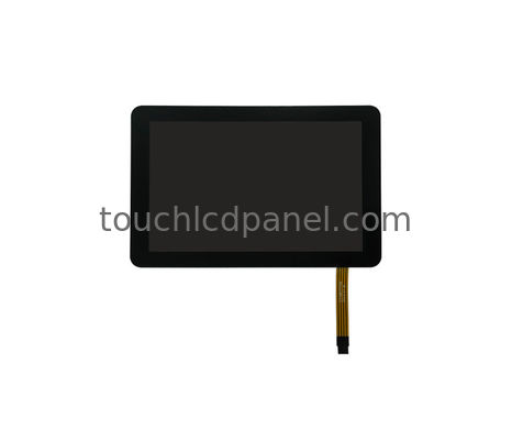 400 Nits 10.1in LCD-displaypaneel met 3 laag 4 draad Resistive touch paneel voor spoelmontage