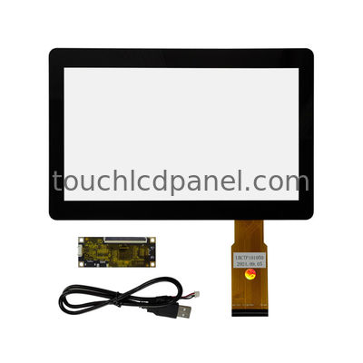 10.1'' breed scherm 224.48 x 126.38mm PCAP touch paneel met 10ms geprojecteerde capacitieve touch
