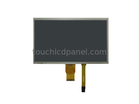 10.1-inch Resistive Touch LCD Panel 1024x600 Resolutie 400 Nits Helderheid met 50-pin FPC voor display en 4-pin 2.54 behuizing voor touch
