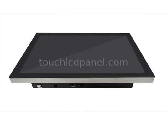 17-inch Wide Operating Temperature -20~70°C PCAP Touch Monitor met 800 Nits Helderheid FHD 1920x1200 Pixels LCD Panel en optisch gebonden met Touchscreen Overlay