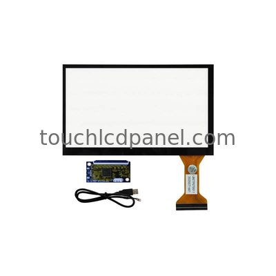 7-inch 10-Point Touch PCAP Touch Screen Overlay met getemperd voorglas
