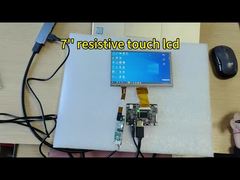 7-inch 1024x600 LCD-paneel met 4-pin 2.54 Housing Resistive Touch Panel voor Industrial Control Panel