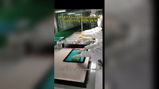 PCAP-touchscreen-overlay met USB-touchcontroller